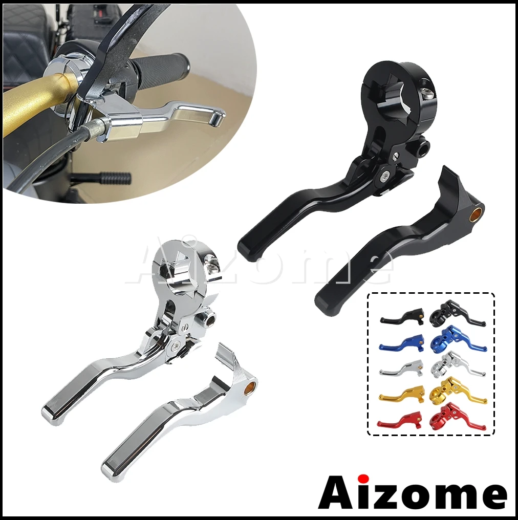 Motorcycle 2-3 Finger Handle Control Lever Easier Pull Clutch Brake Lever For Harley Sportster XL1200C XL1200S XLH1200 XL883C R