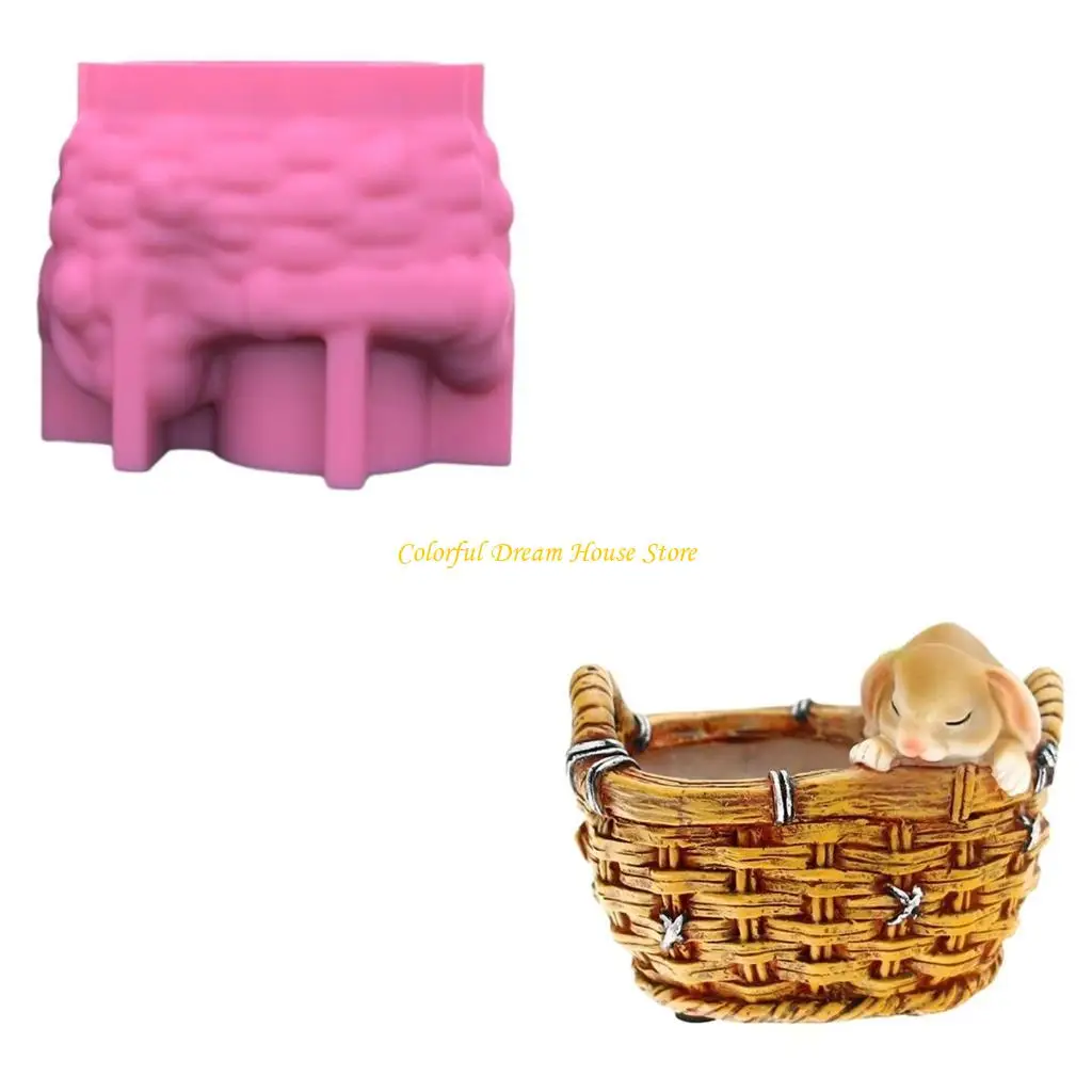 

Silicone Mold Planter Molds Pen Holder Mould Storage Container Moulds
