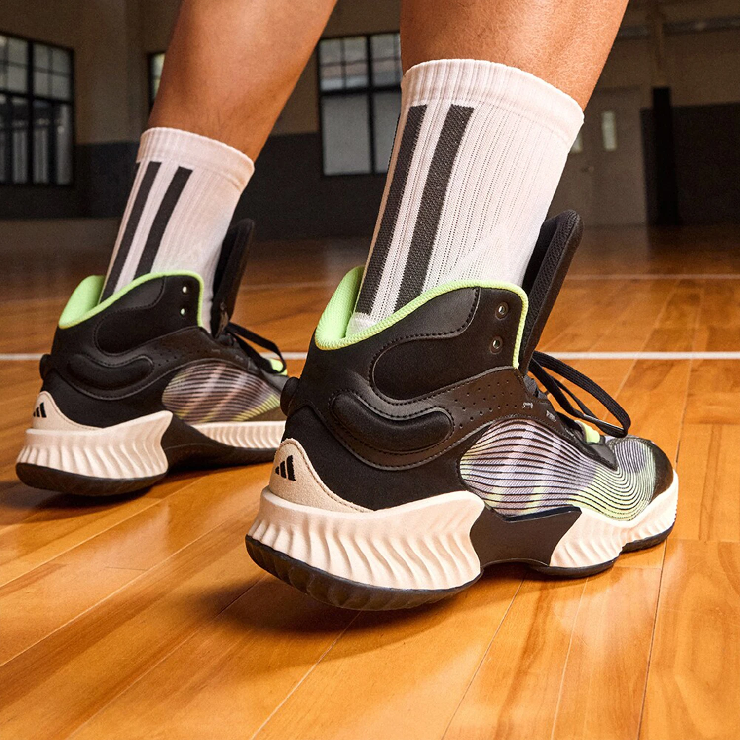 Adidas genuine PRO VENTILATE MID men's practical basketball shoes JH8079