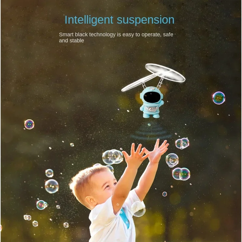 Suspended Luminescent Astronaut Induction Vehicle Children\'s Hand Controlled Induction Flight Robot Return To Suspension Toy