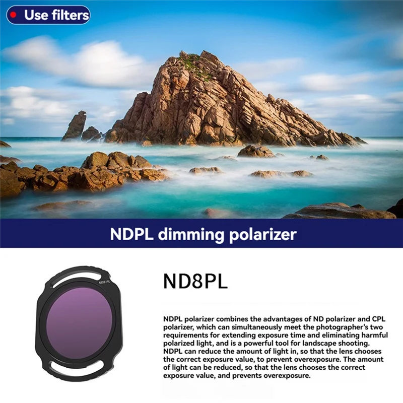 

-N21R Набор фильтров Foro4 Air Unit Pro ND8PL/ND16PL/ND32PL/ND64PL Фильтр Fordji O4 Air Unit Pro/Avata2 Аксессуары для дронов