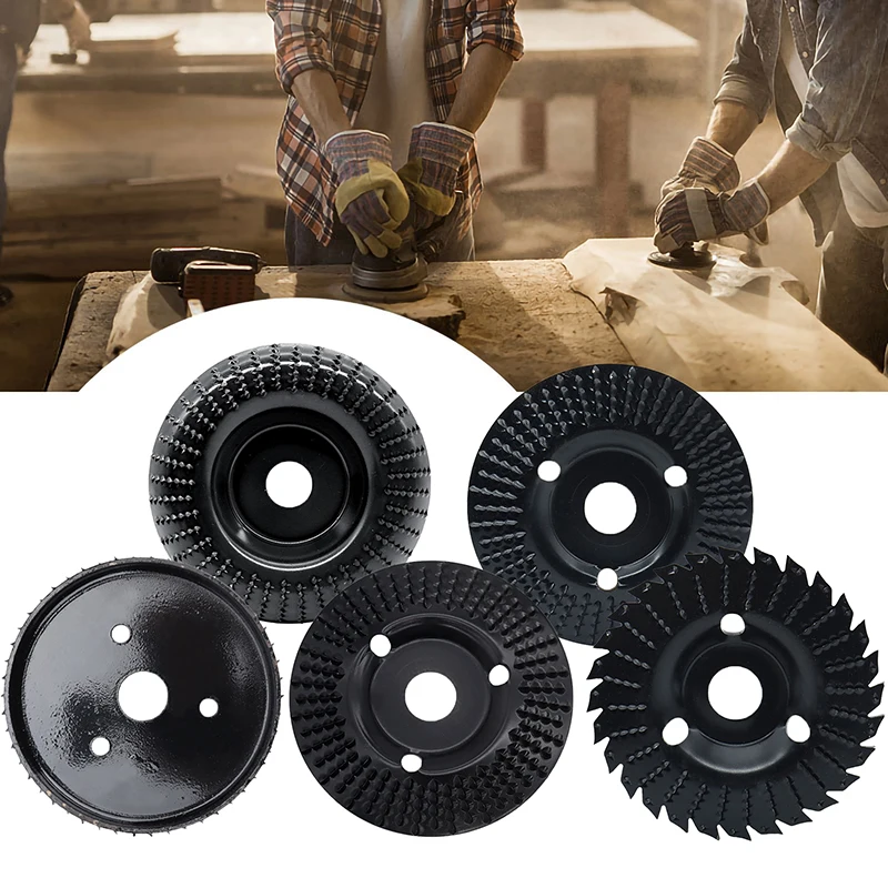 

1/5PCS Wood Carving Disc Shaping Disc Grinder Cutting Grinding Wheel Abrasive Disc Tools for 5" Angle Grinder with 7/8" Arbor