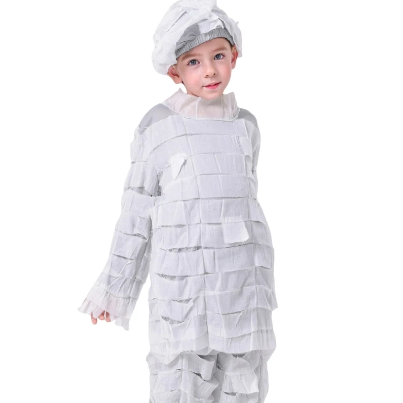 Disfraz de Halloween para niños, disfraz de momia para niños, disfraz de tumba de faraón egipcio, disfraz de Halloween