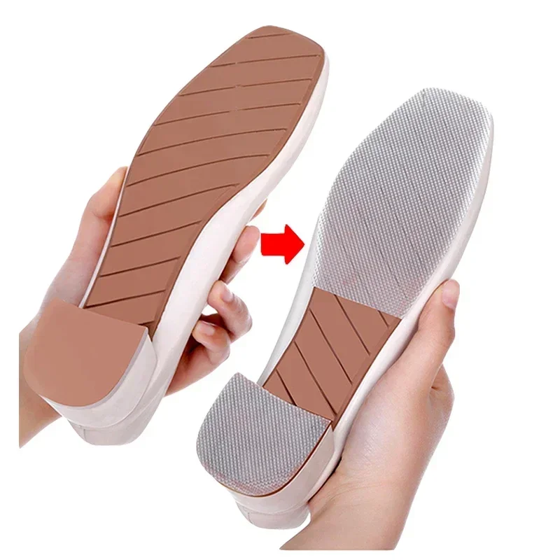 Shoe Sole Self-Adhesive Stickers for Women High Heel Anti Slip Outsole Protector Soling Sheet Patch Shoes Care Accessories Cover