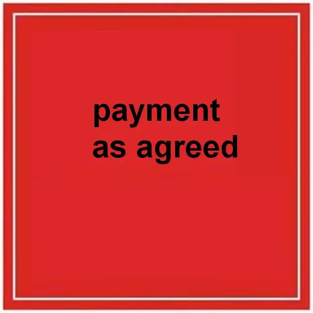 

farbic sample shipping fees as agreed