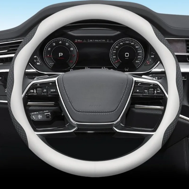 Luxury Leather Steering Wheel Covers for Lexus CT200 ES200 ES300 NX260 RX350 RX300 Lexus Accessories Car Steering Wheel Cover