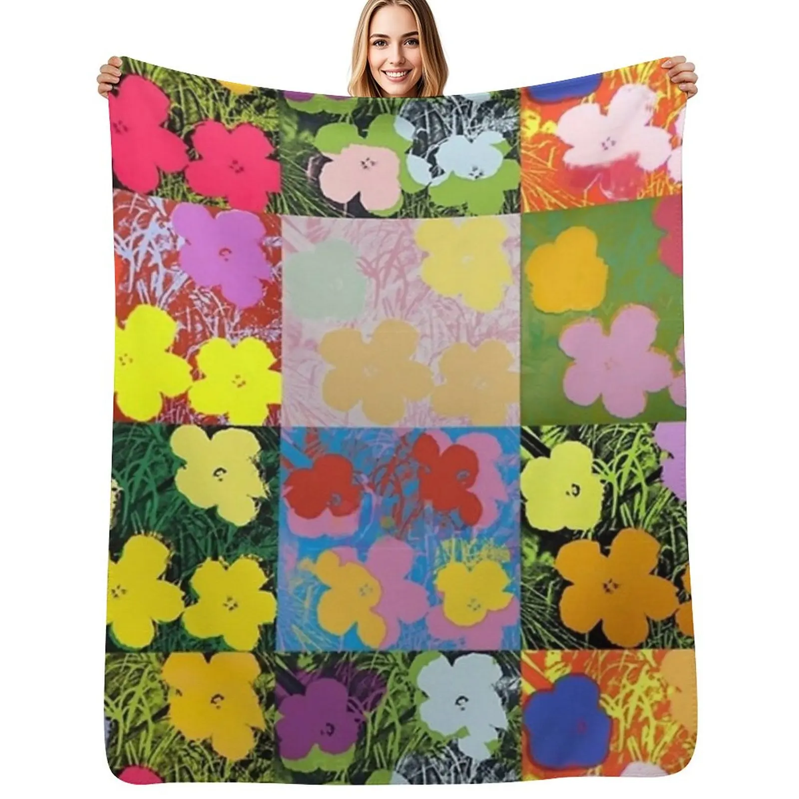 

Andy Warhol Throw Blanket Decoratives Luxury Blankets For Sofas Blankets For Bed Blankets