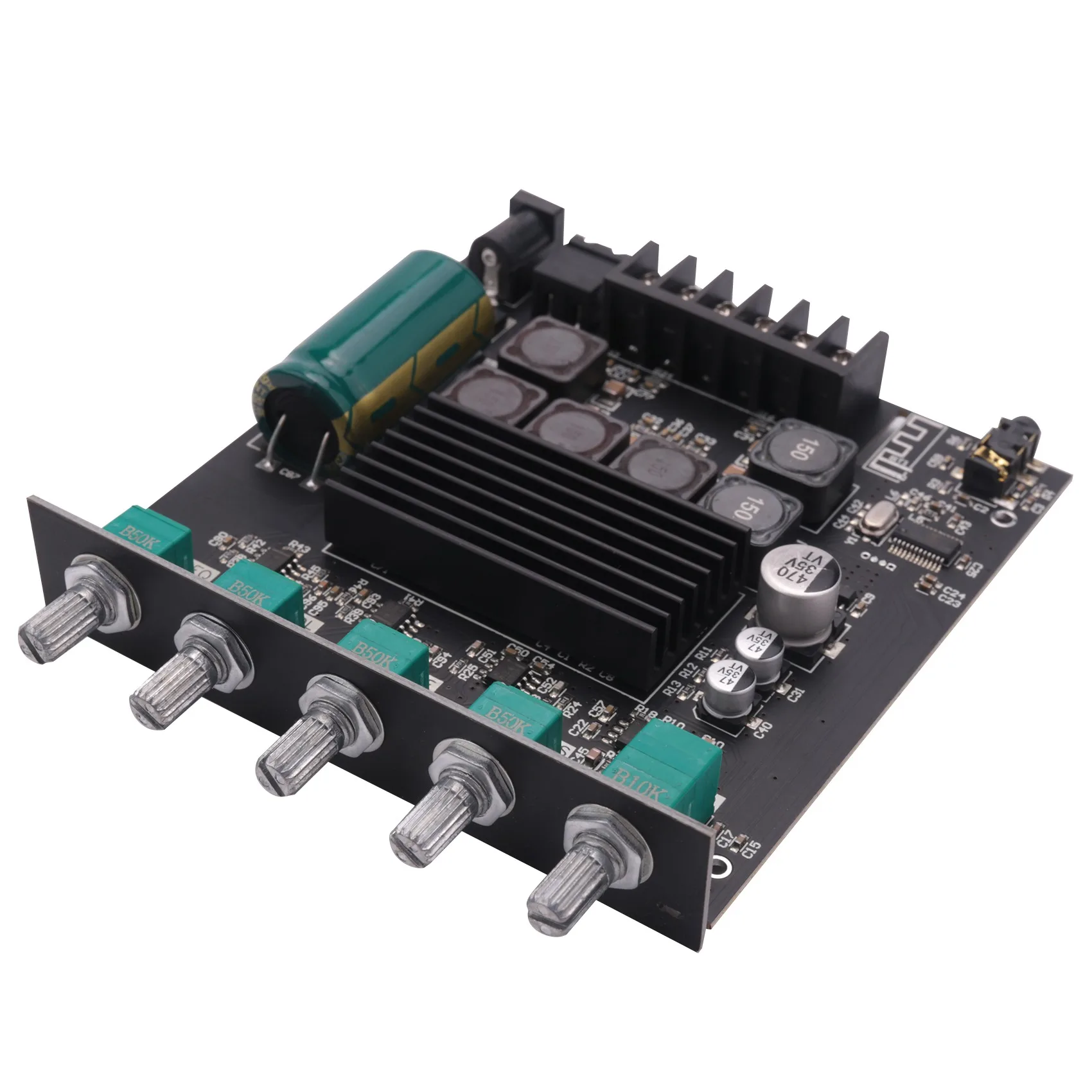 Bluetooth Amplifier Board HiFi Stereo 2.1 TPA3116D2 50WX2+100W 12V-24V Audio Power Amplifier Module HOT