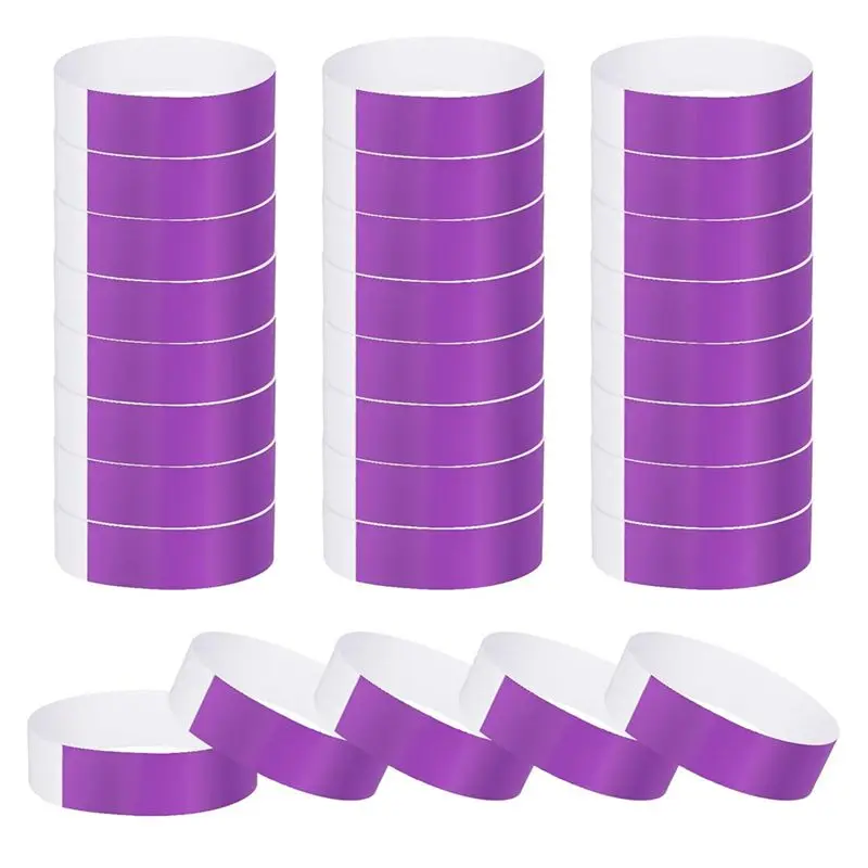 A13F- Bands For Events,200Pcs Waterproof Party Wrist Bands Self-Adhesive Event Wristband For Party Events Clubs Concert