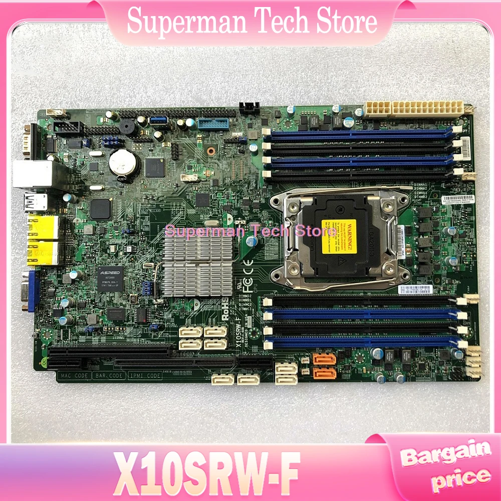 

For Supermicro Server Motherboard LGA 2011 X10SRW-F