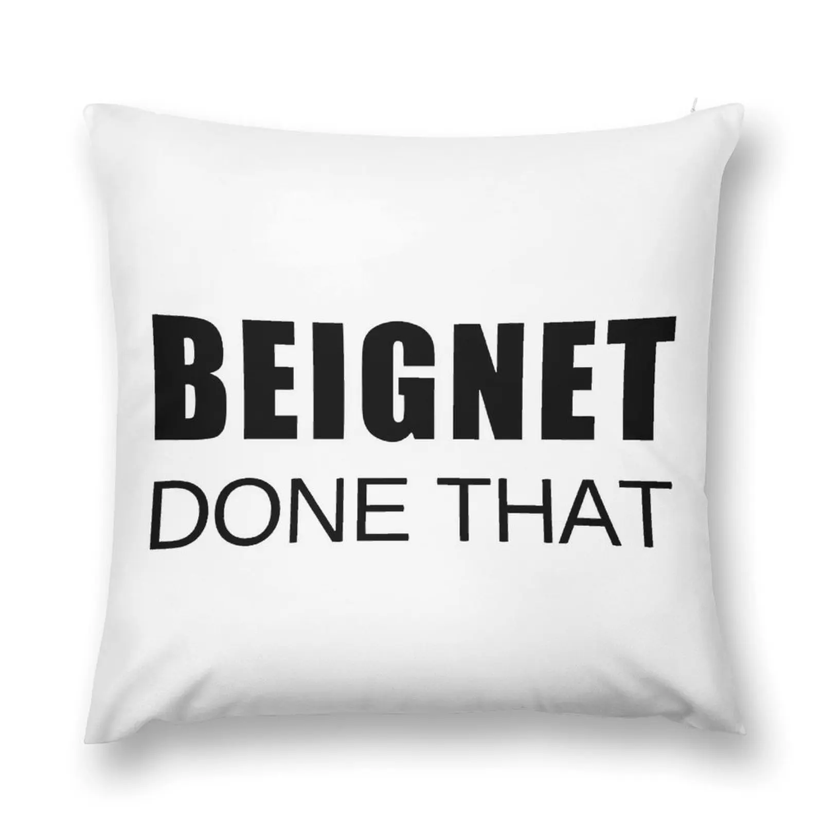 

Beignet Done That T Shirt Throw Pillow Cushion Cover For Sofa Decorative Sofa Cushions Christmas Covers Christmas Pillow pillow