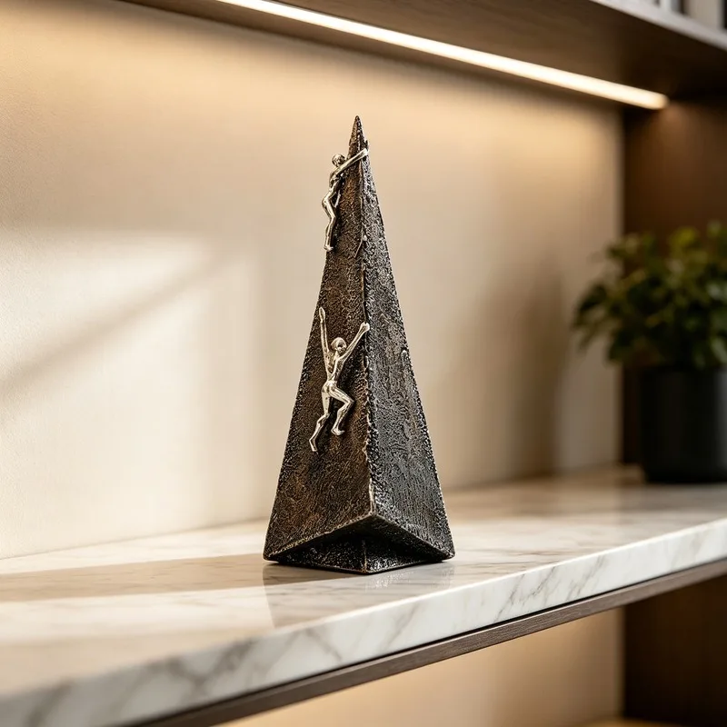 Climber Ornament Abstract Figure Statue Resin Crafts Living Room Office Entrance Modern Simple Decoration