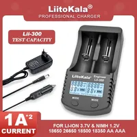 Liitokala Lii-300 Lii-500 Li-PD2 Lii-M4 LCD 18650 3.7V 1.2V 3.8V 26650 18350 14500 18500 16340 AA AAA  Battery Charger