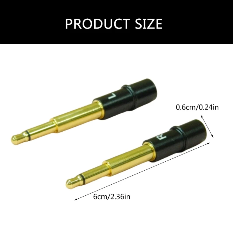 Precise Engineered Headsets Male Plug for Meze 99 Headphone Secure Connection Drop shipping