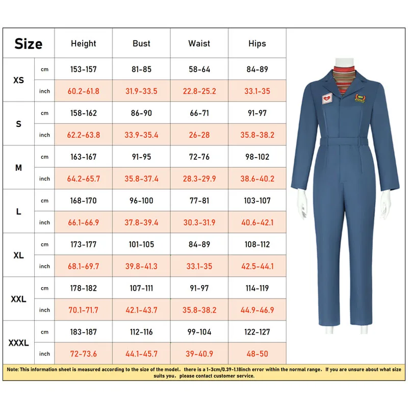 Game Mouthwashing Cosplay Anya Cosplay Costumes Bodysuit Tops Belt Hat Anya Suit Workwear Wig Halloween Carnival Cos Adult Women view 6