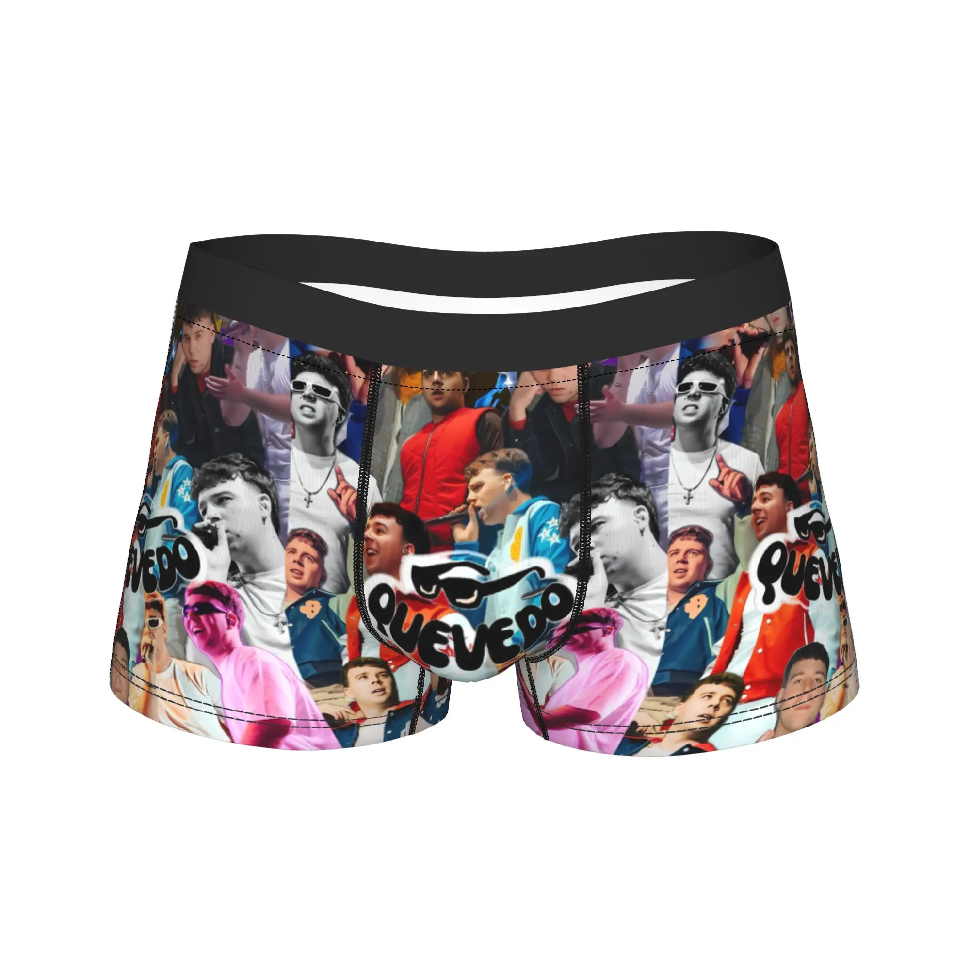 Rapper Quevedo Shorts Briefs  Underwear Trenky Men's Soft Trend Boxershorts Printed Oversize Panties