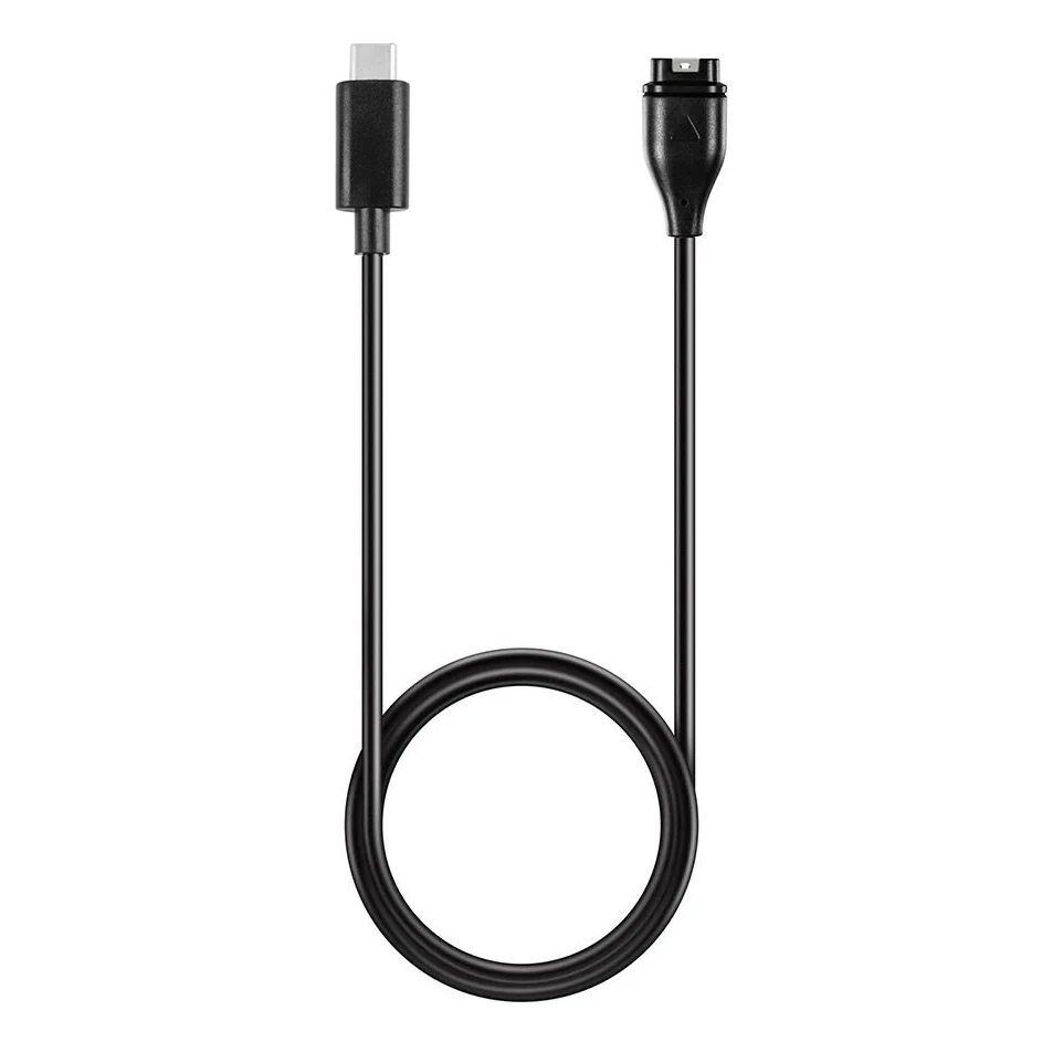 1m USB-C Smart Watch Fast Charging Cable for Garmin Fenix 6/6S/6X/5/5S/5X/Forerunner 245/Vivoactive 3/4/4S/Venu/ vivoactive 5