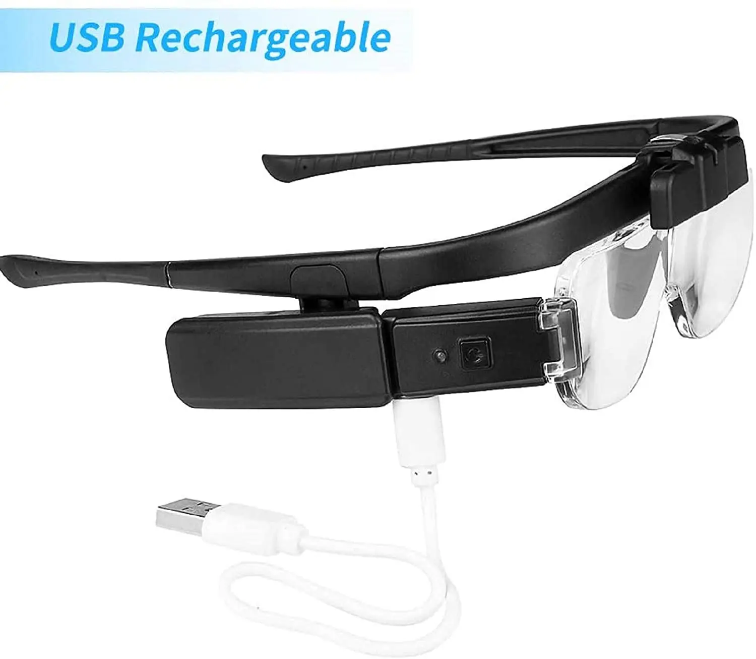 

Лупа-очки для микрогравировки и идентификации с 2 светодиодами, для ремонта, оценки антиквариат, шесть увеличений