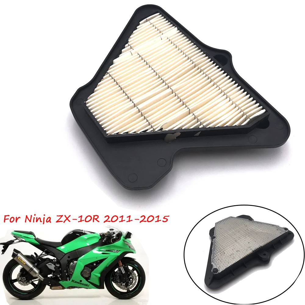 

Motorcycle Replacement Air Intake Filter Cleaner Element Motorbike Air Filter For Kawasaki Ninja ZX-10R ZX10R ZX 10R 2011-2015