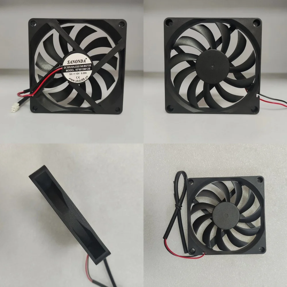 

Низкошумный вентилятор охлаждения 12В 0.35А для блока питания SANONDA 9015, аксессуар для рассеивания тепла фотооборудования и DSLR-камер