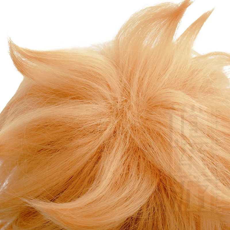 الأزرق قفل Kunigami Rensuke شعر مستعار تأثيري البرتقال انقلبت الشعر القصير هدية عيد الهالوين #4