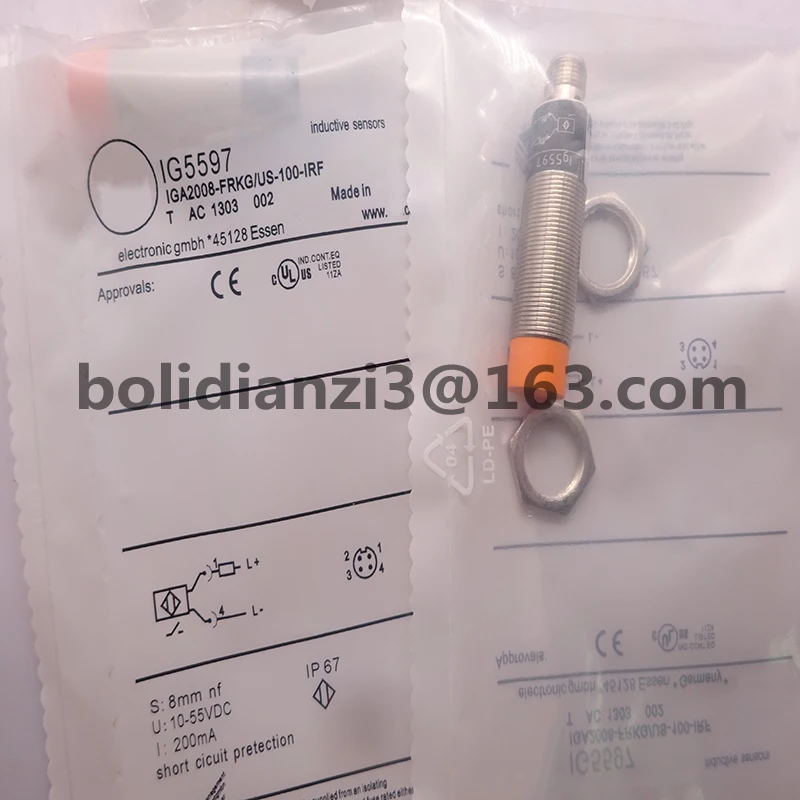 Interruptor do sensor de proximidade indutiva original, IG5842, IG5597, IG5595, IG5554, IG5397