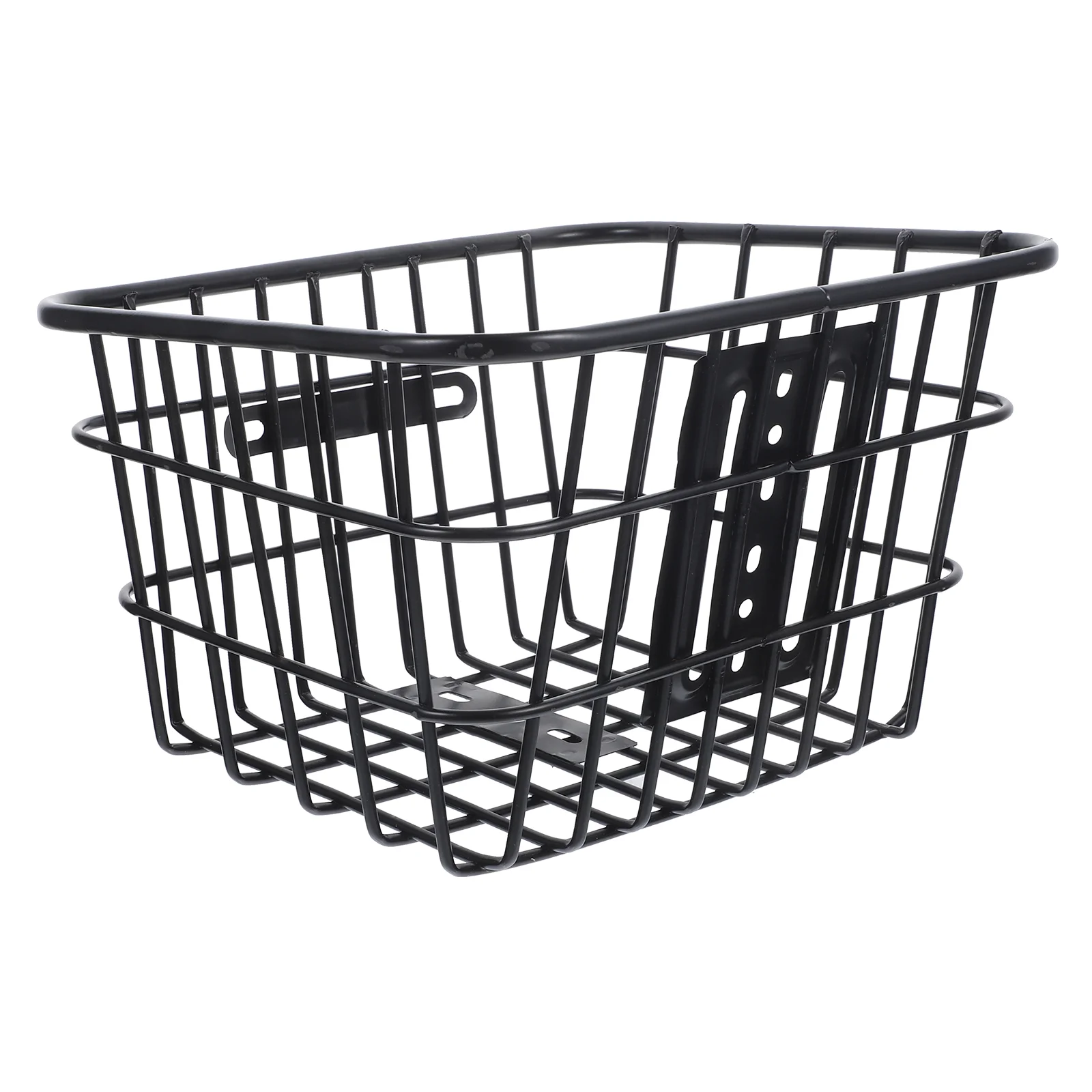 

Iron Storage Basket Folding Basket Durable Hanging Basket Front Handlebar Basket for Bike Riding Cycling