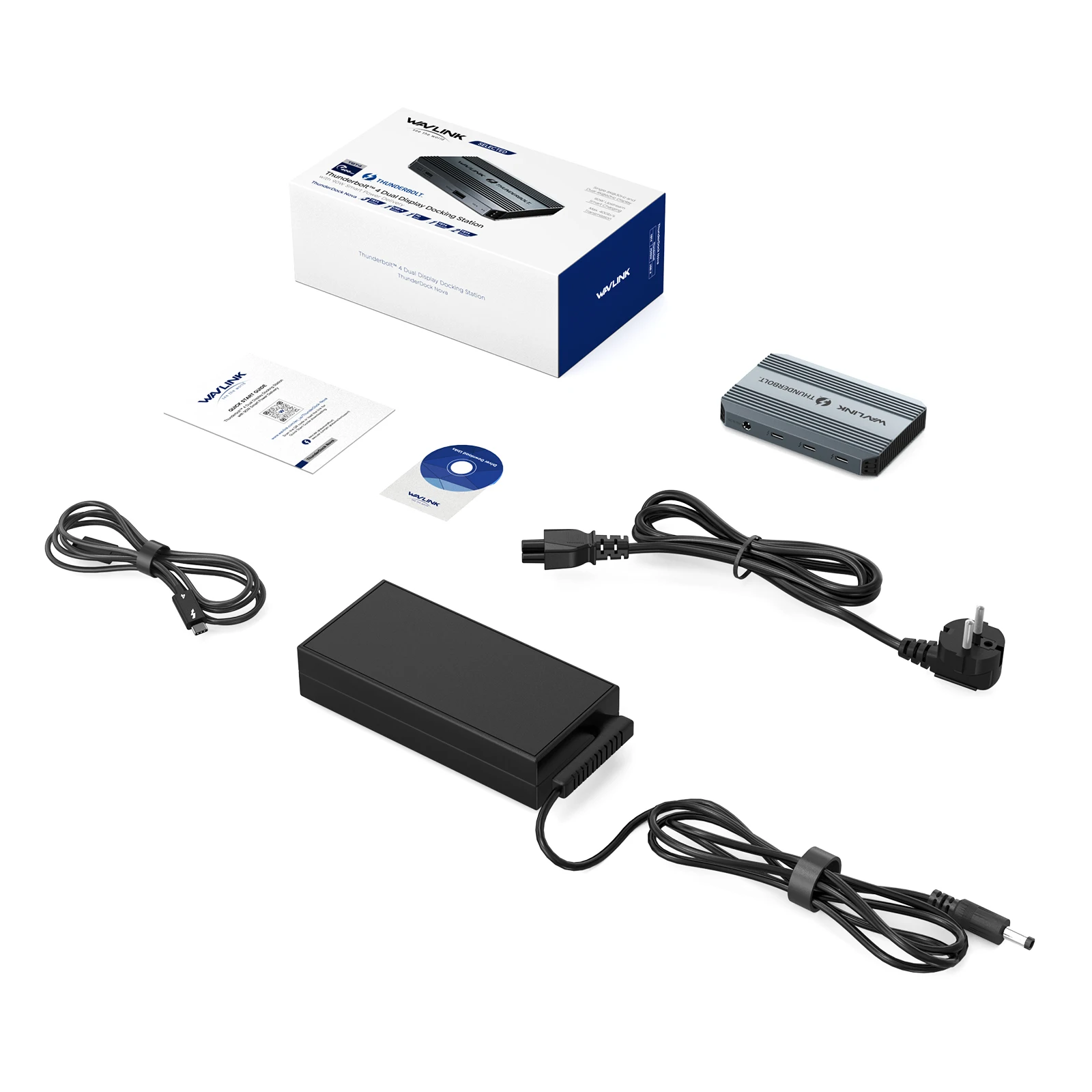 WAVLINK 5-in-1 Thunderbolt 4 ハブ 90W PD 充電 シングル 8K または