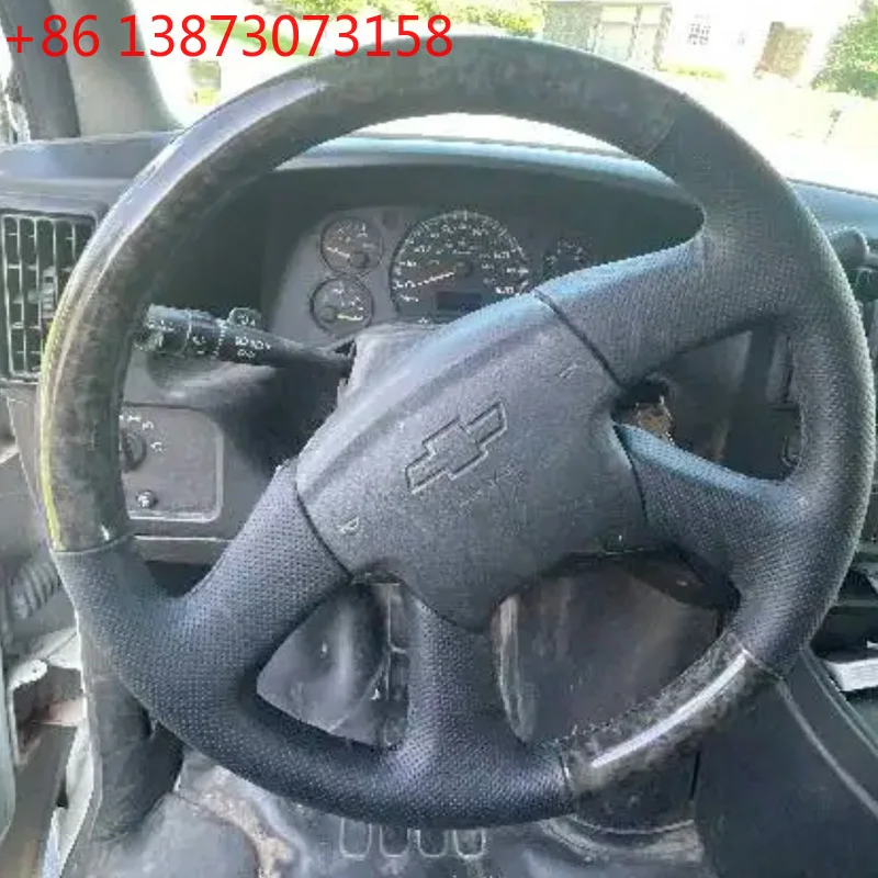 For Gmc Savana 2007 2008 Chevrolet (Chevy) Silverado 1500 DIY Forged Carbon Leather Steering Wheel Cover Accessory