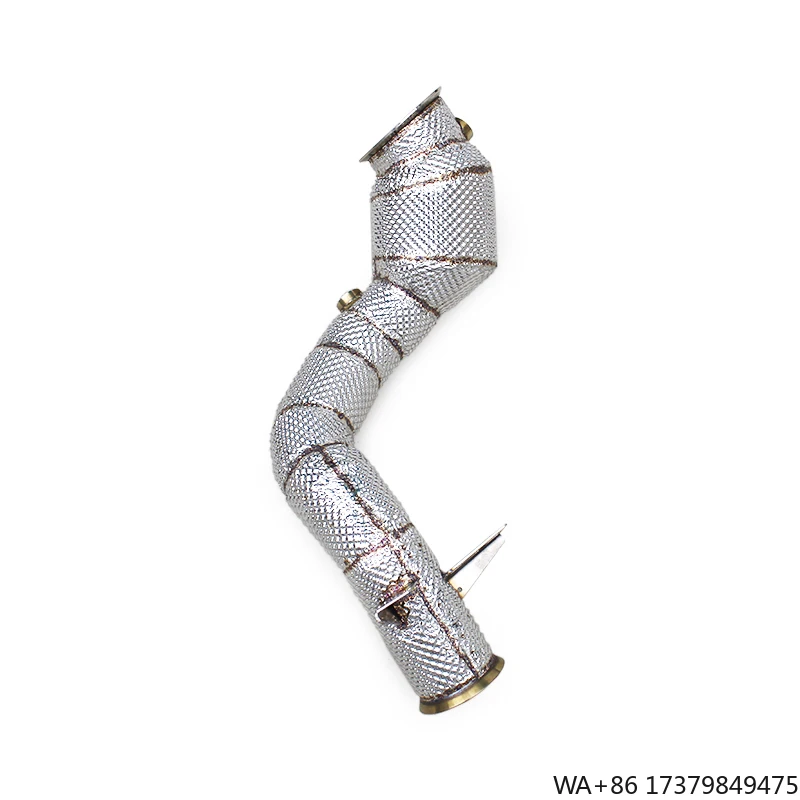 

Race Exhaust Header Downpipe for Mercedes-Benz E200/E300 W213/C238 2.0T 2017-2021 High Flow Exhaust Pipe