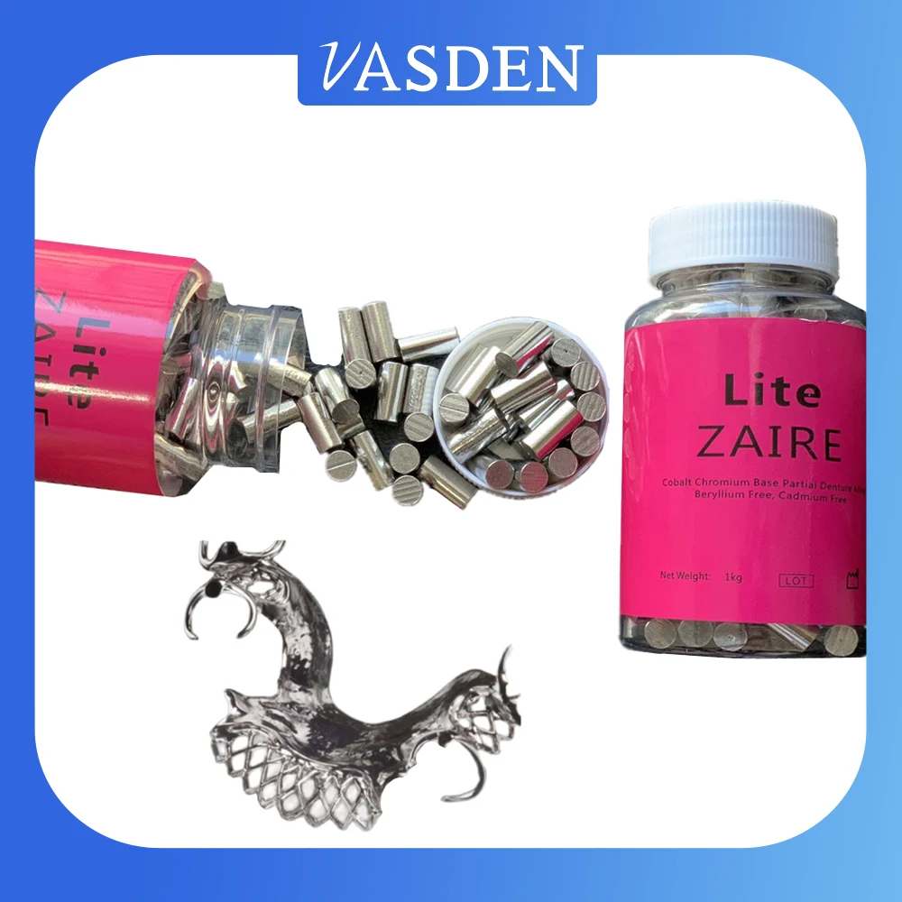 1000g Lite COCR Partial Denture Framework Metal Dental Cobalt-Chromium Removable Regular Shape Casting Alloy