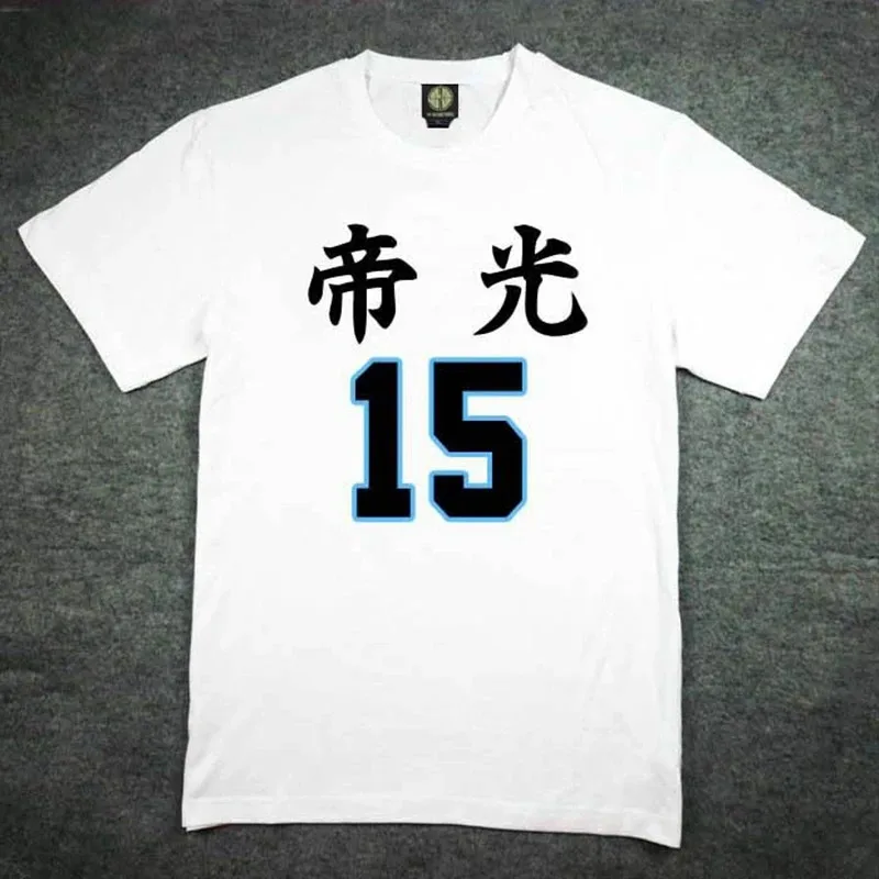 Kuroko no Basket-Camiseta de Cosplay TEIKO, uniforme alto, camiseta de baloncesto de Anime para hombres y mujeres, regalo Kagami Taiga Aomine Kise Akashi