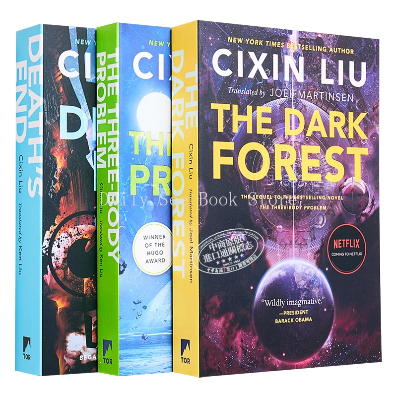 Libros Three Body Problem Language Learning Libros English Version Liu Cixin'S Three-Body Trilogy  English genuine one book