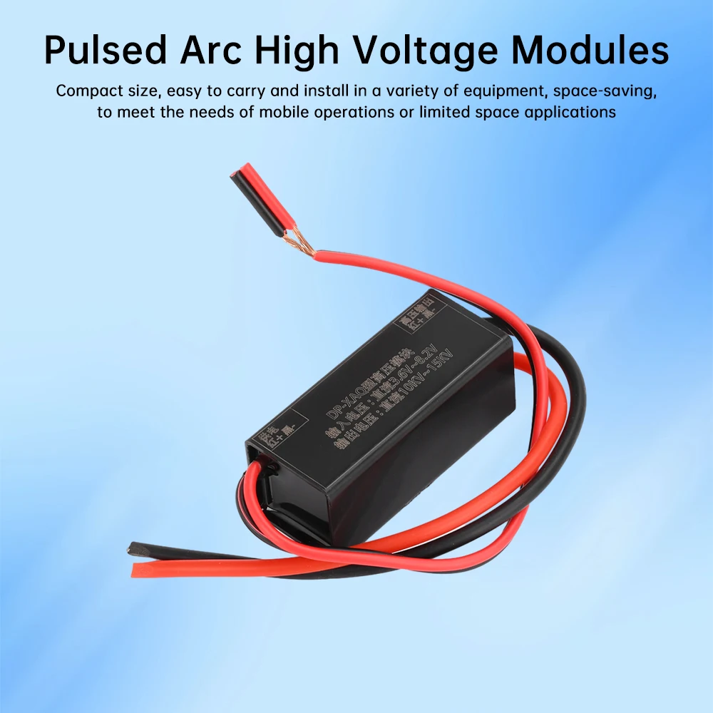 Electronic High Voltage Generator Pulsed Arc High Module Voltage Inverter Transformer DC 3.6V/7.4V Boost Module 3-9V 15KV