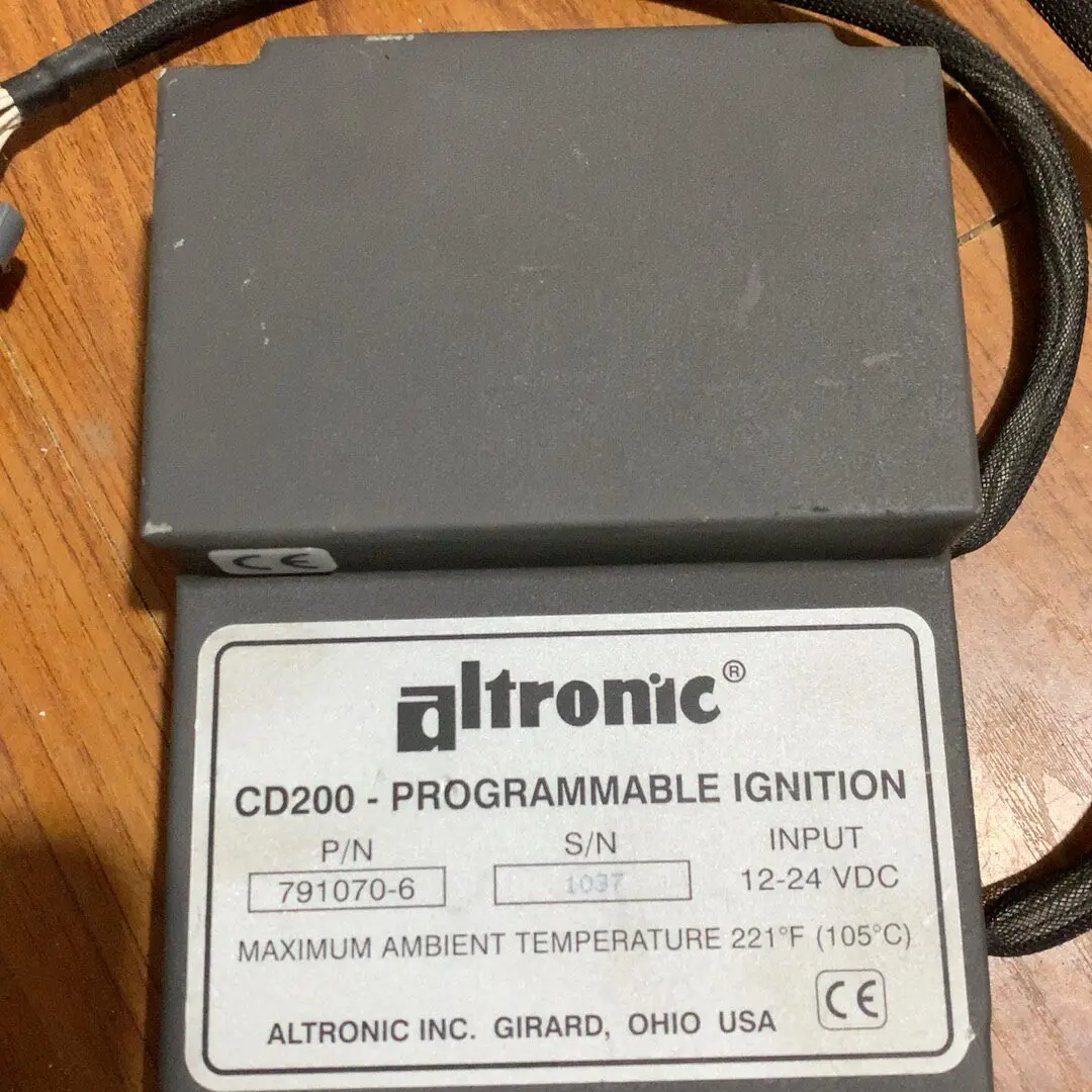 Altronic CD200 Programmable Ignition Module P/N 791070-6 12-24VDC Gas Generator Ignition Controller for Natural Gas Biogas Marin