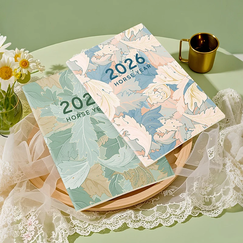 2025 Planner Notebook 365 Days Calendar Agenda Planner A4 A5 Diary Notepad Weekly Goal Habit Tracker Kawaii Schedules Organizer