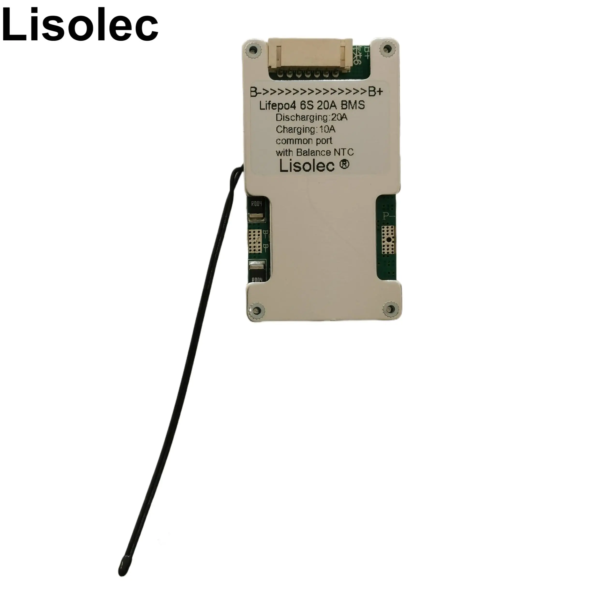 Placa de circuito de protección de temperatura Lifepo4 BMS 6S 15A 20A 25A con Balance NTC, módulo de placa de protección de carga de batería 18650
