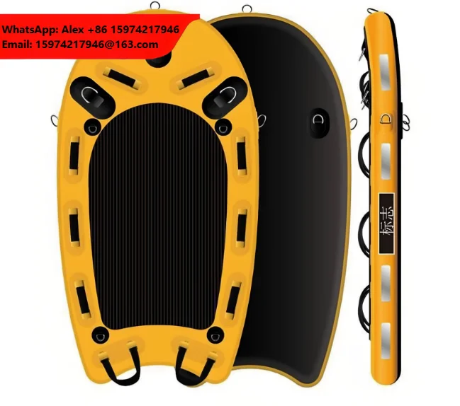 Inflatable Water Rescue Floatation Board Fire Rescue Towing-style Sliding Board Boat-mounted Floating Paddling Rescue Board