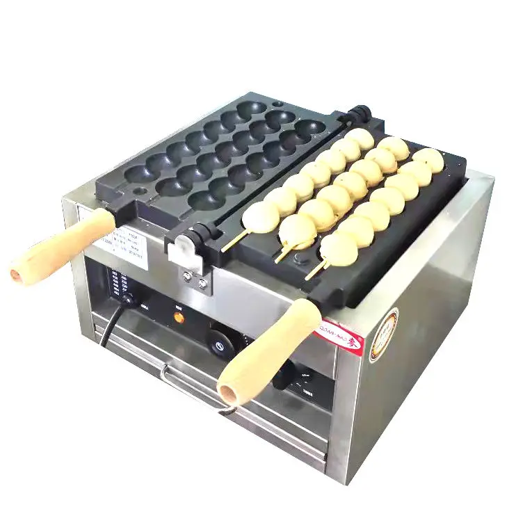 Commercial 1500W Waffle Maker / with Skewers Candied Haws Feature Hairy s Waffle Baker for Business Use