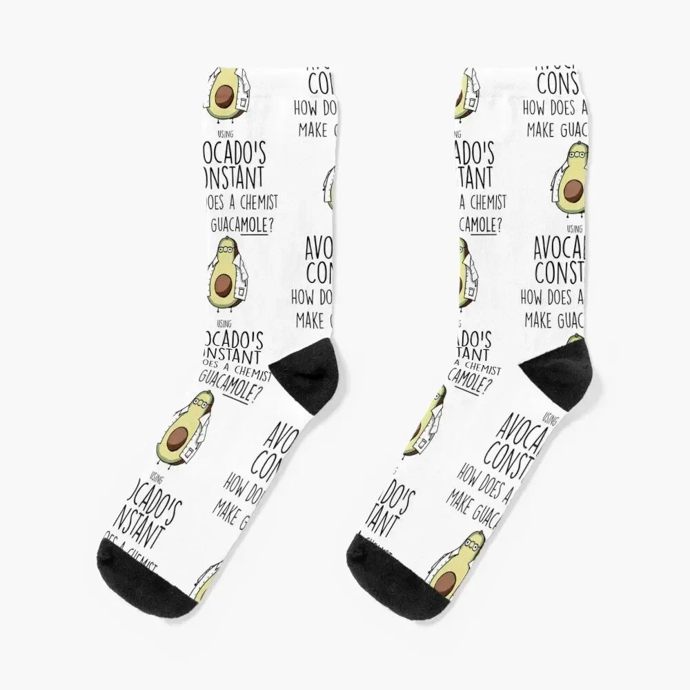 

Avocado's Constant Socks cartoon FASHION Run ankle Luxury Woman Socks Men's