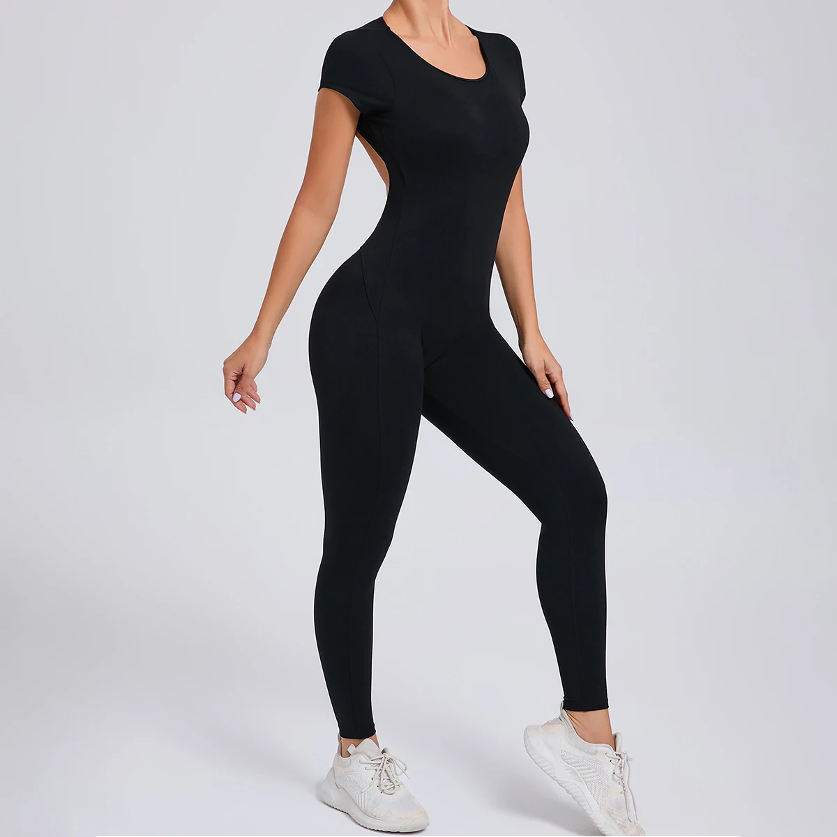 

Yoga Set Backless Sexy One Piece Suit Women Sportswear Rompers Yoga Clothing Workout Bodysuits Sports Leggings Jumpsuit Outfits