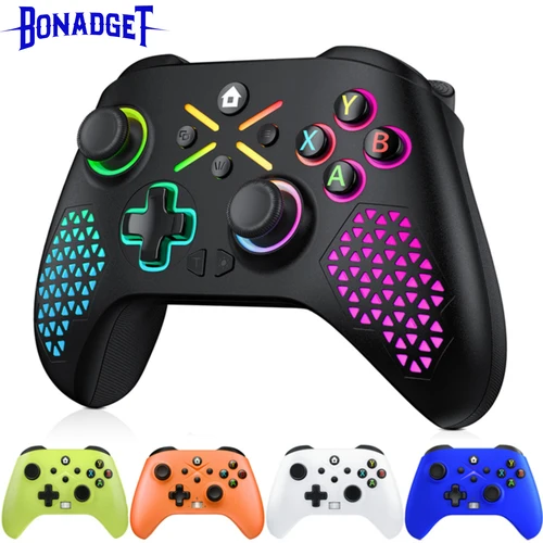 Controlador para Xbox One/S/X/Serie S/X, consola de PC, Joystick para juegos, mando inalámbrico de 2,4G, balancín de efecto Hall de doble vibración de 6 ejes