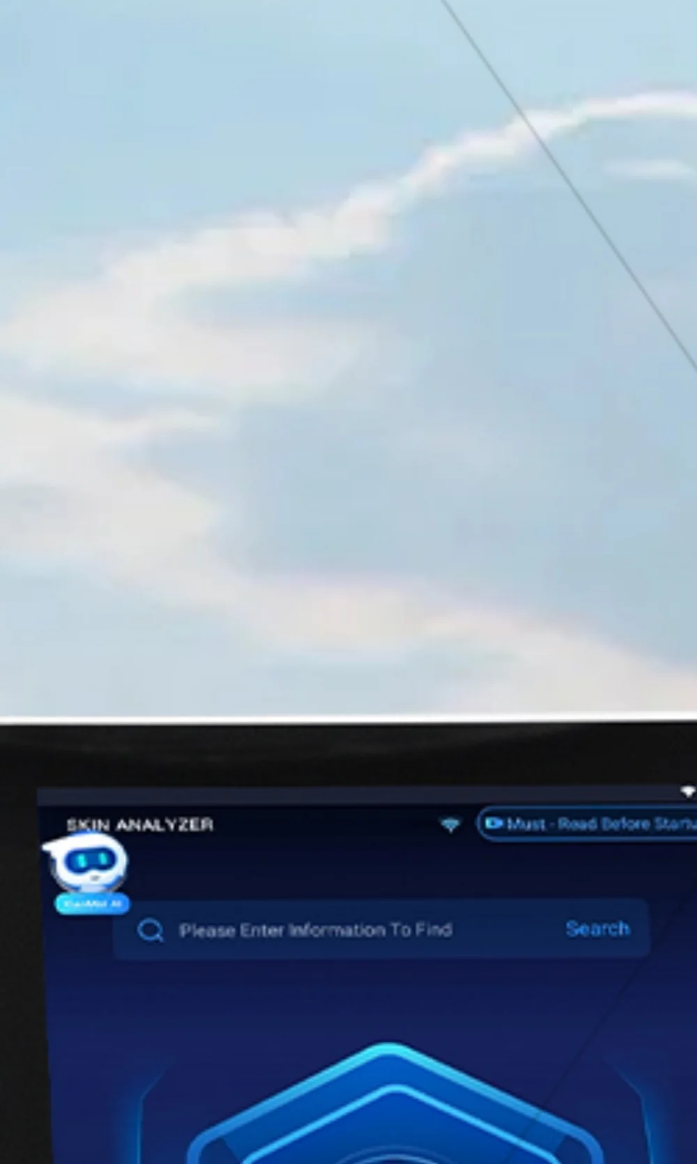 

Q2 For Salon Aisia Skin Scanner Care Facial Analyzer Monitor Machine Magic Mirror Testing English Detector Face Camera