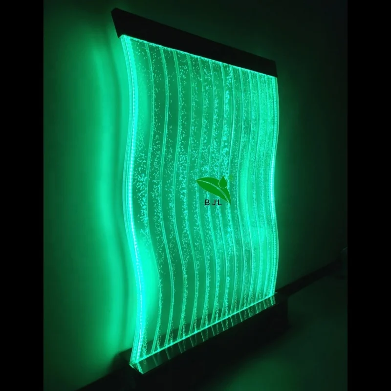 

Christmas LED Sensory Light Color Changing Light up Acrylic Water Bubble Lamp Waterfall Wall Home Decor