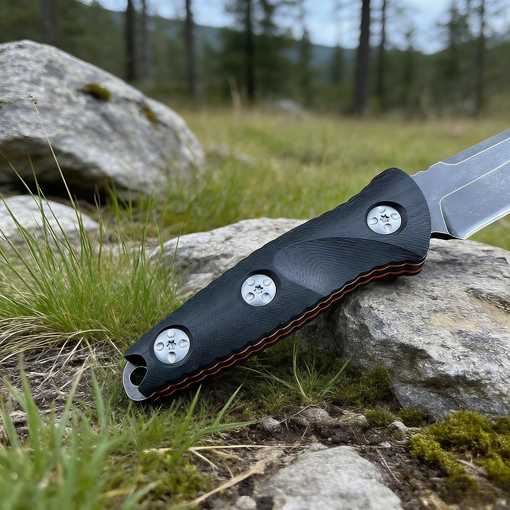 113 Backpack Fixed Blade Knife with Sheath Pocket Knife Outdoor Camping Climbing Fishing Jungle Adventure Tools Men's Gift EDC view 3