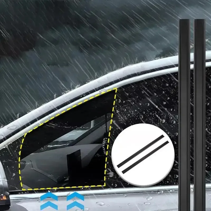 2PCS Car Window Cleaning Set Universal Side Wipers Blades for Water Mist Removal