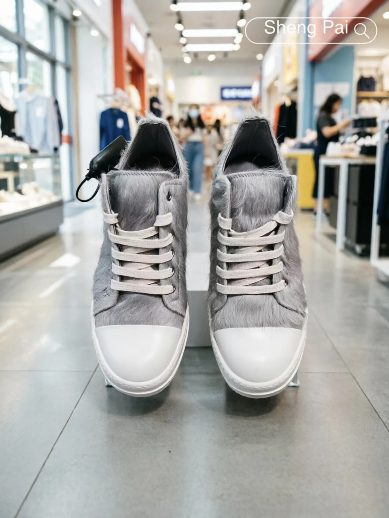 

Men's Thick Sole Sneakers Casual Lace Up Shoes Chunky Platform Gray Horsehair Design Athletic Fashion Shoes for Men 2026​