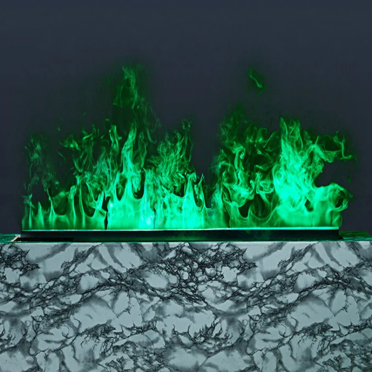 TV Stand with Electric Fireplace Ornament Smart Lighting Wall Mounted Table Decorative Flame Lamp Fireplace