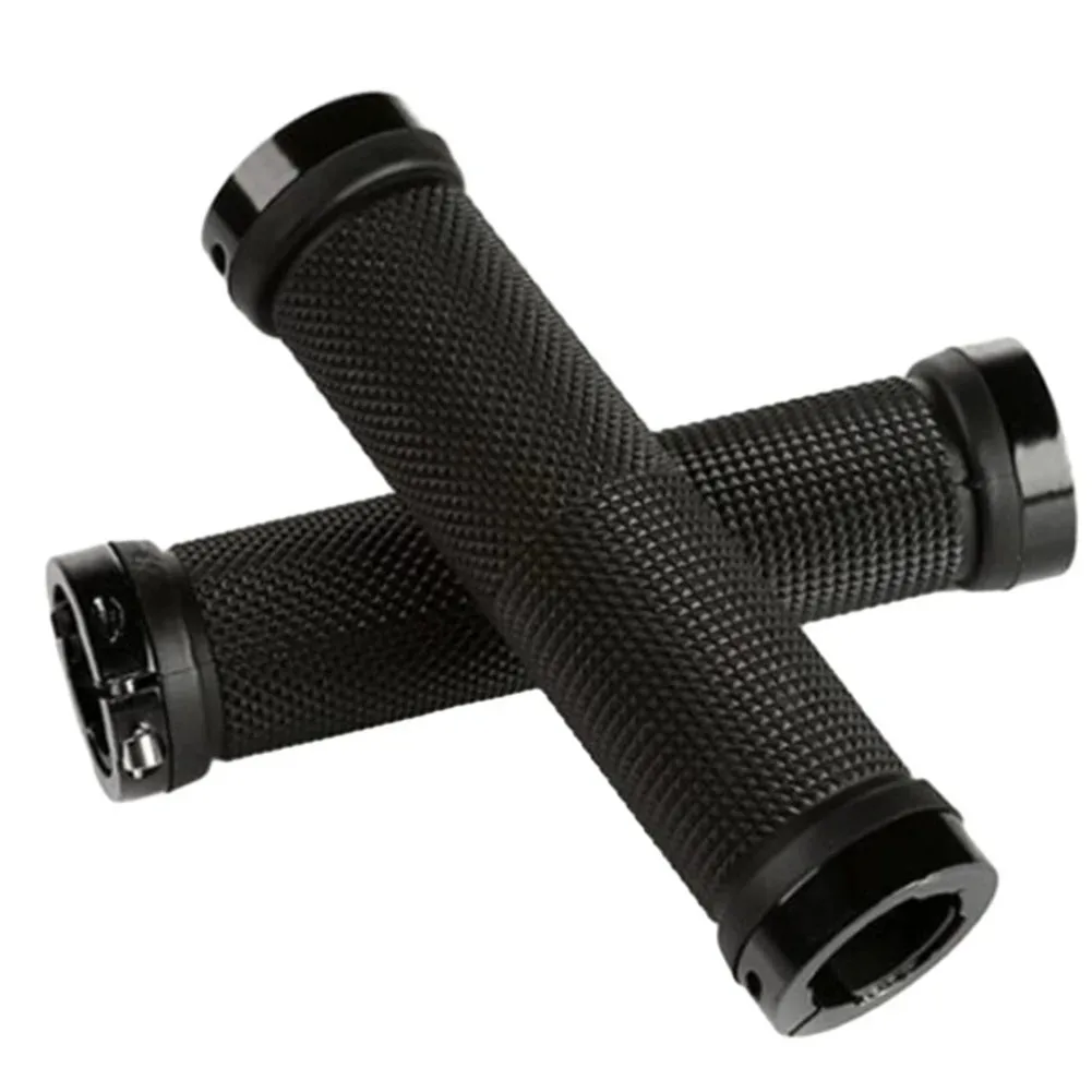 AliExpress 1 Pair Bicycle Grips Anti-slip Soft Rubber Handlebar Cover with High Flexibility for Mountain Road Bicycle Accessories 
