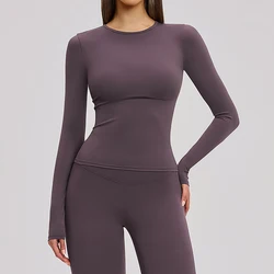 Women Long Sleeve Yoga Shirts Sport Top Fitness Yoga Top Push Up Running Full Sleeve Clothes Gym Top Sports Wear